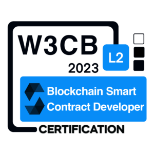 Blockchain Smart Contract Developer Certification Exam – Level 1 (2023)
